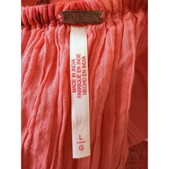 Free People Ultraviolet Dress in Strawberry Combo - Size Large - Picture 5 of 7